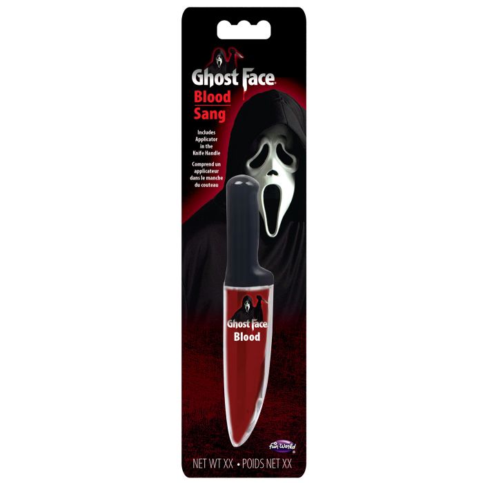 Blood in Ghost Face Knife