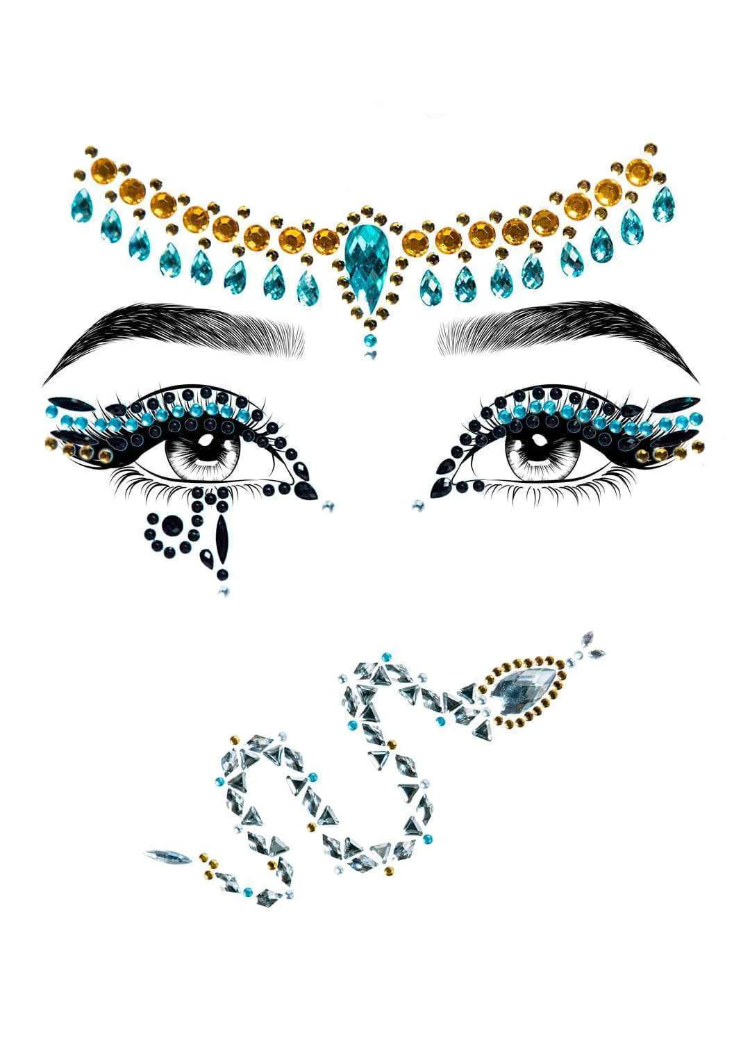 Face Jewels Sticker: Cleopatra