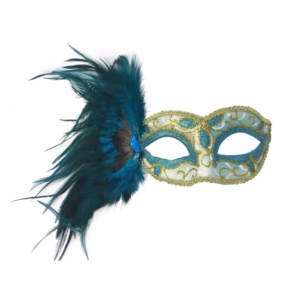 Feather Masquerade Mask Assortment