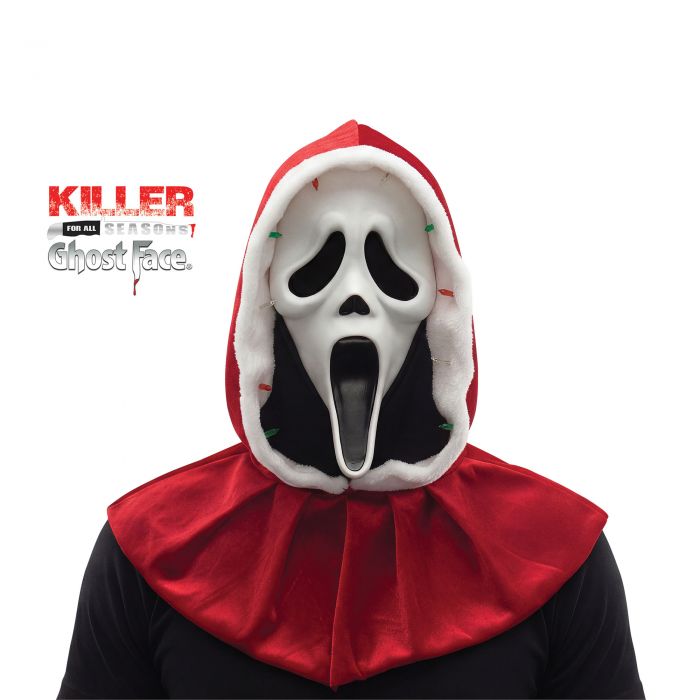 Ghost Face LU Christmas Mask w/ Cowl