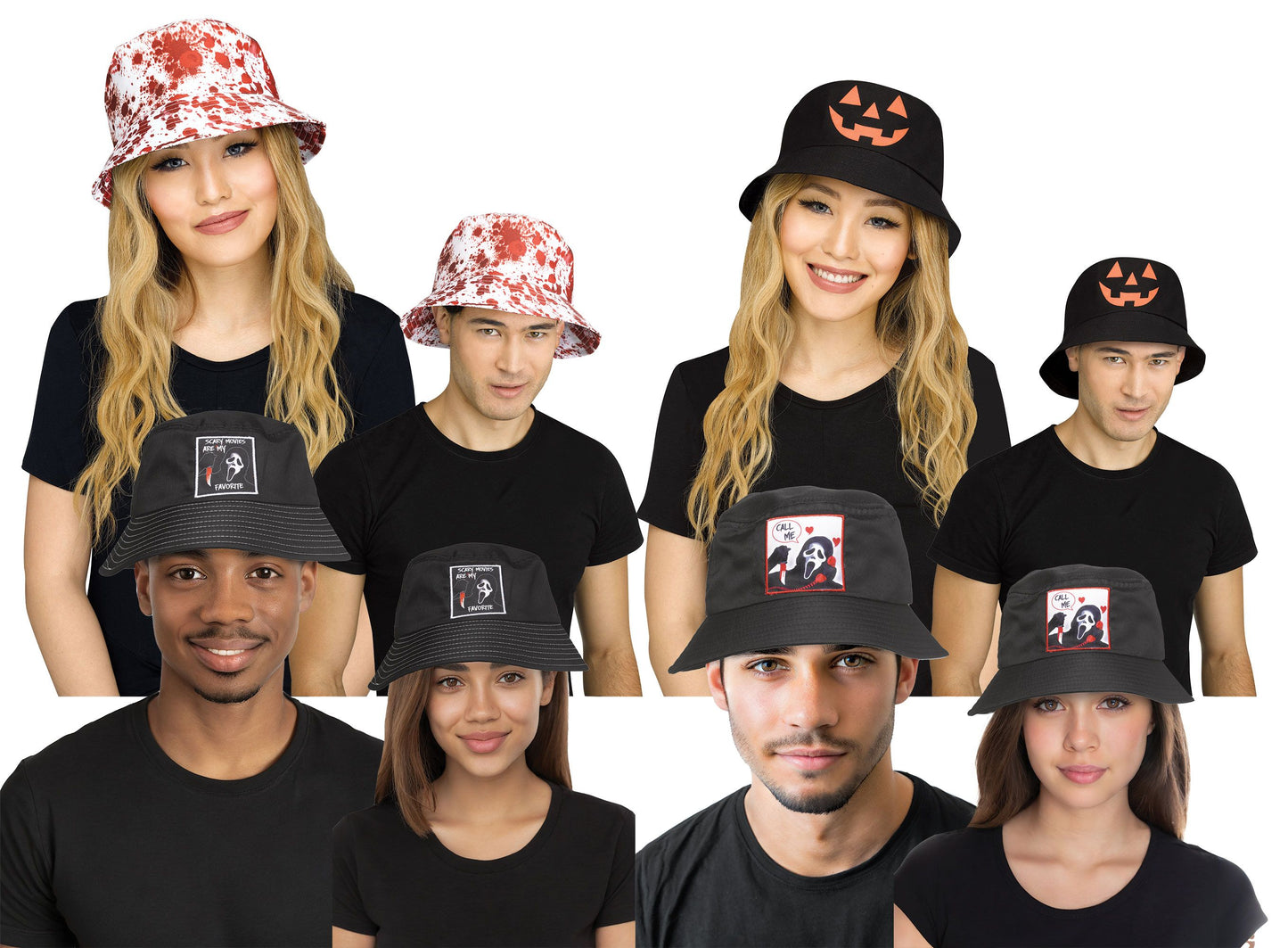 Ghostface Bucket Hat Assortment