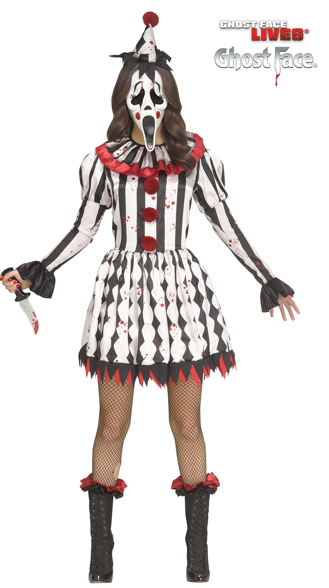 Harlequin Ghost Face
