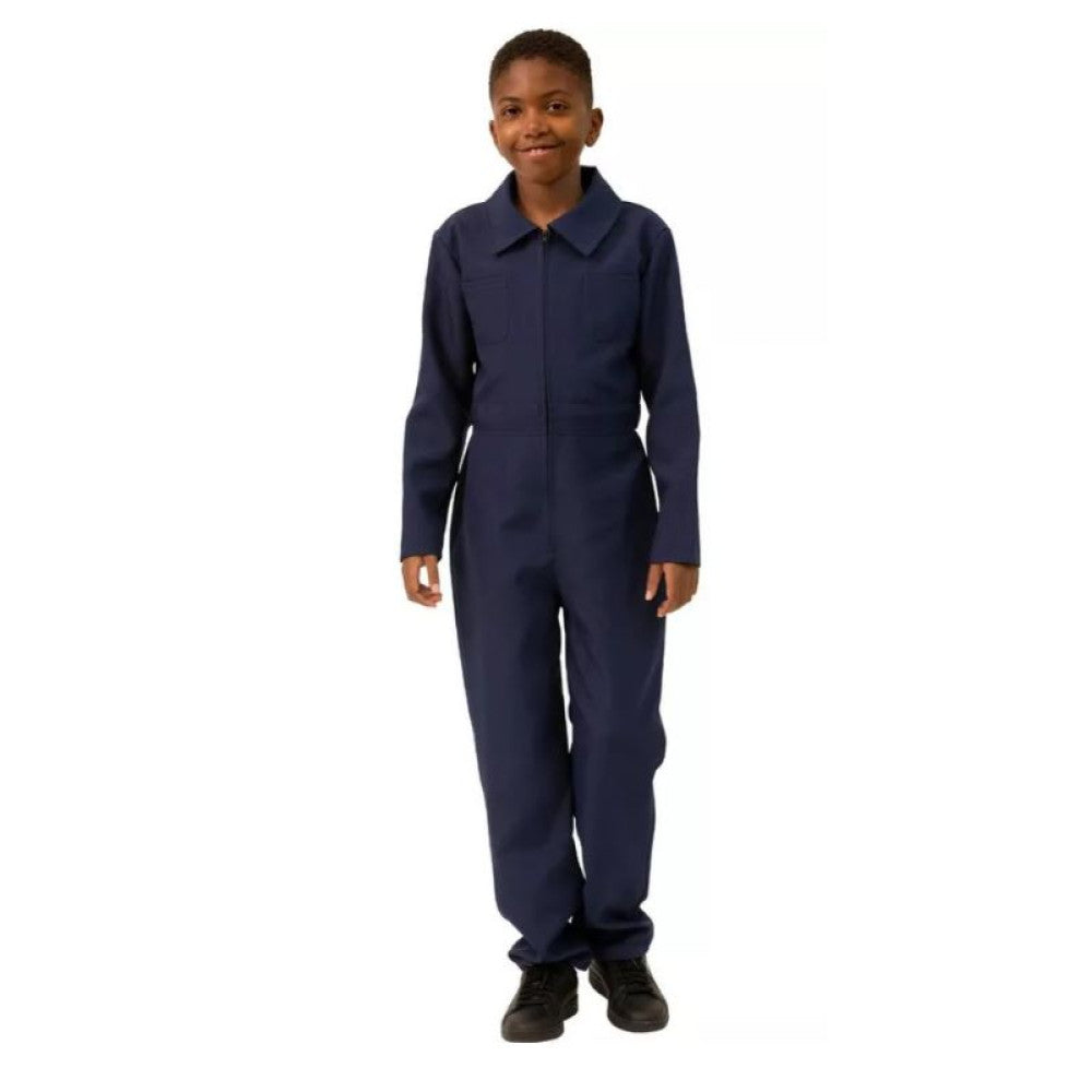 Kid's Navy Blue Coveralls