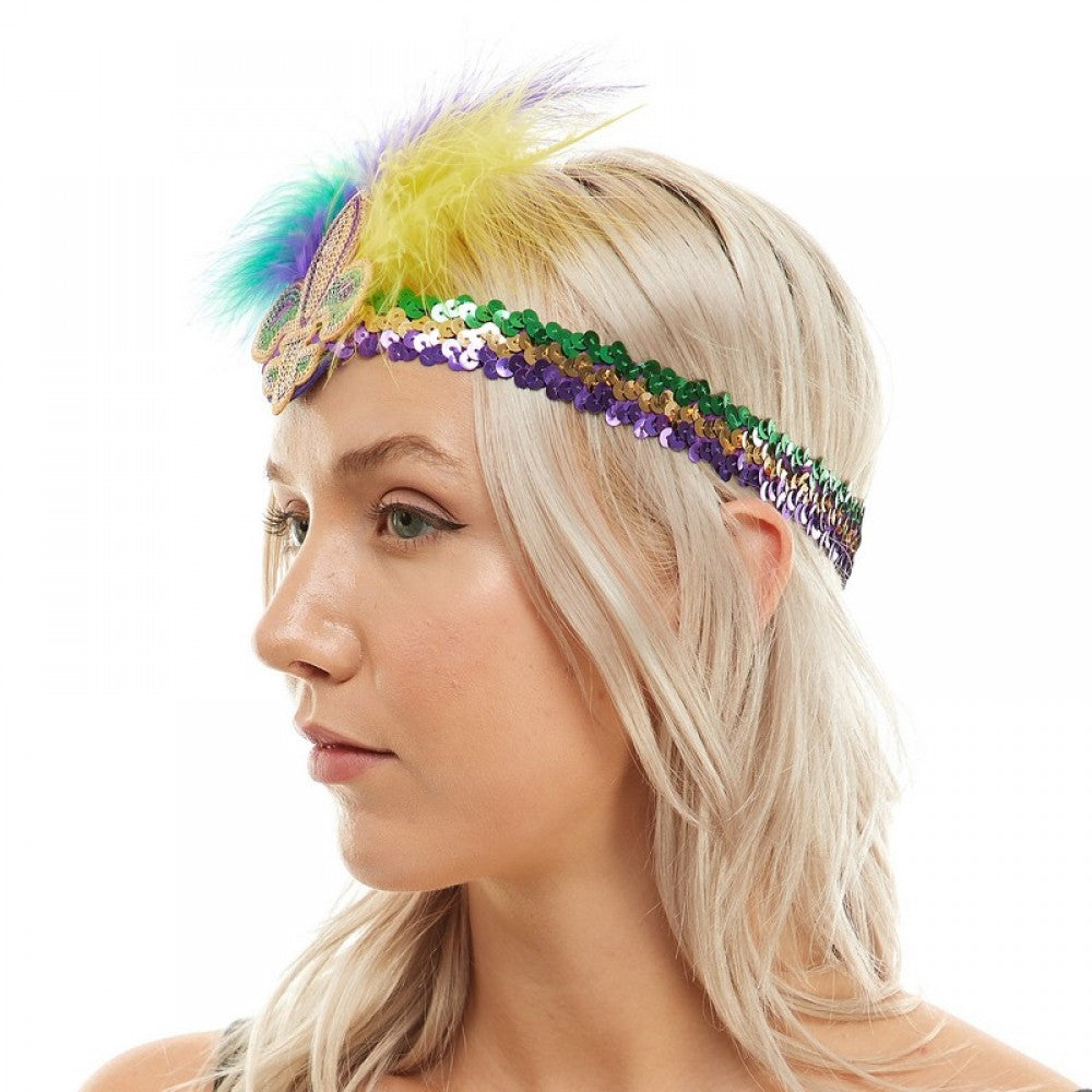 MG Feathered Headband - PGG