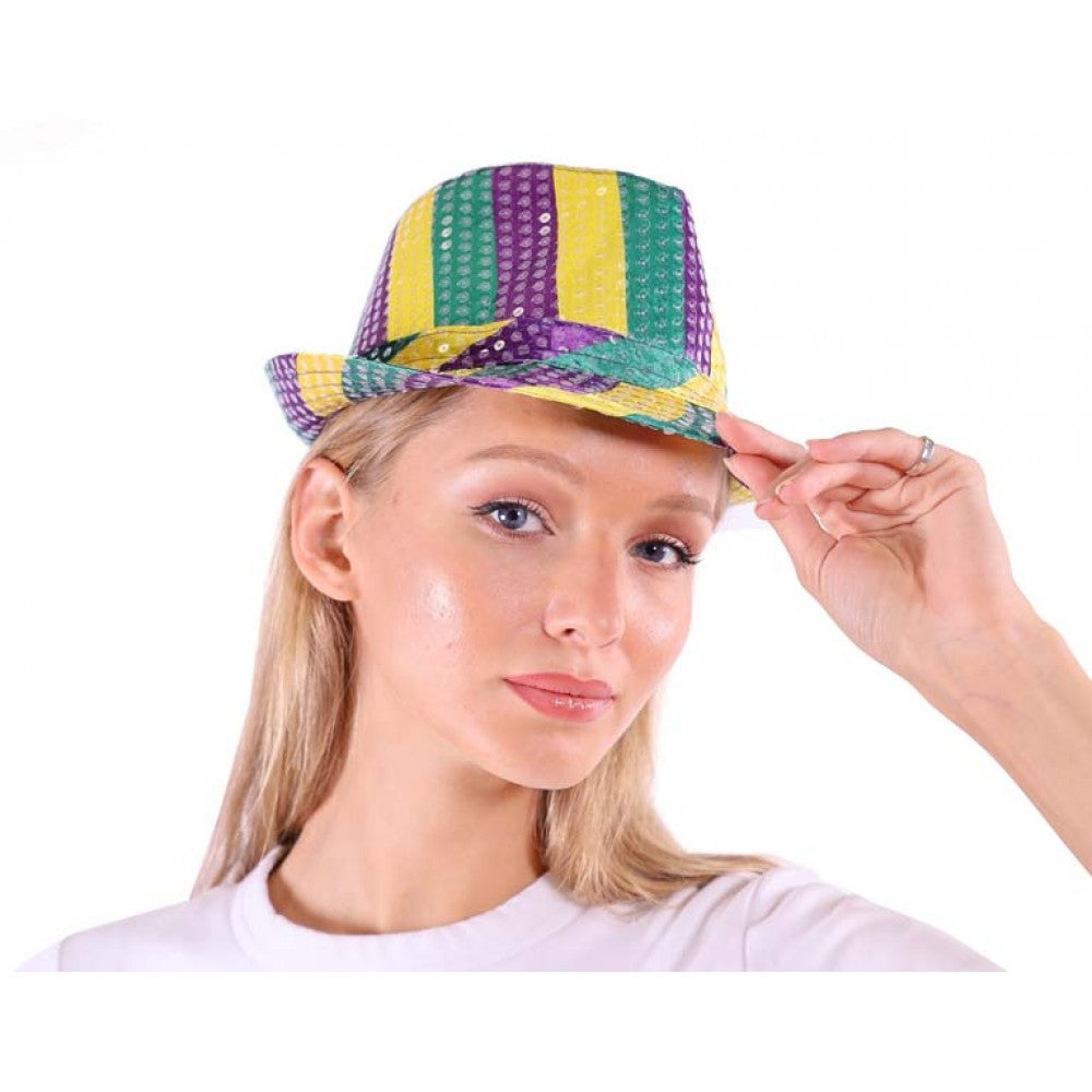 Mardi Gras Fedora