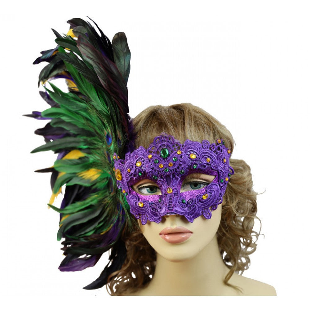 Masquerade Party Feather Mask: PGG