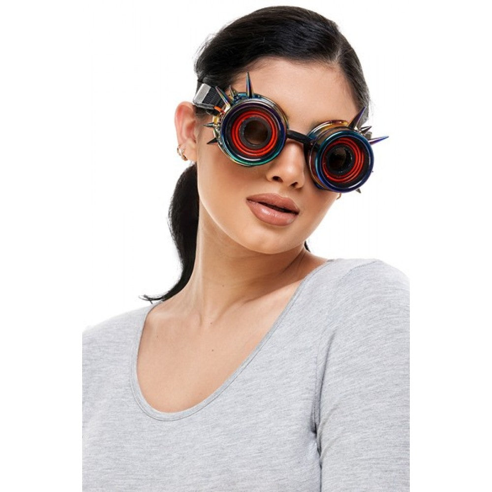 Neon Light Up Steampunk Goggles Assortment