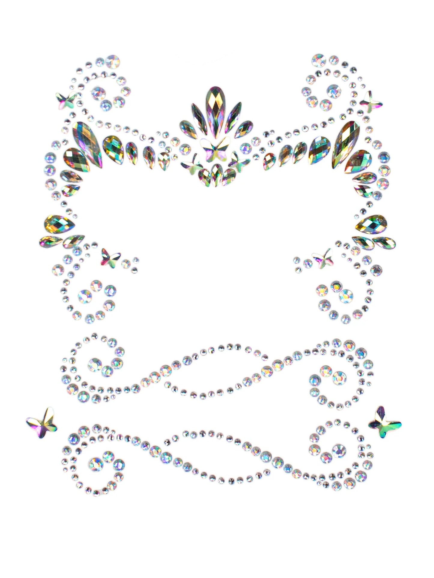 Pixie Face Jewels Sticker