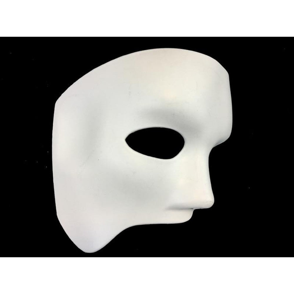 Plastic Phantom Mask: White