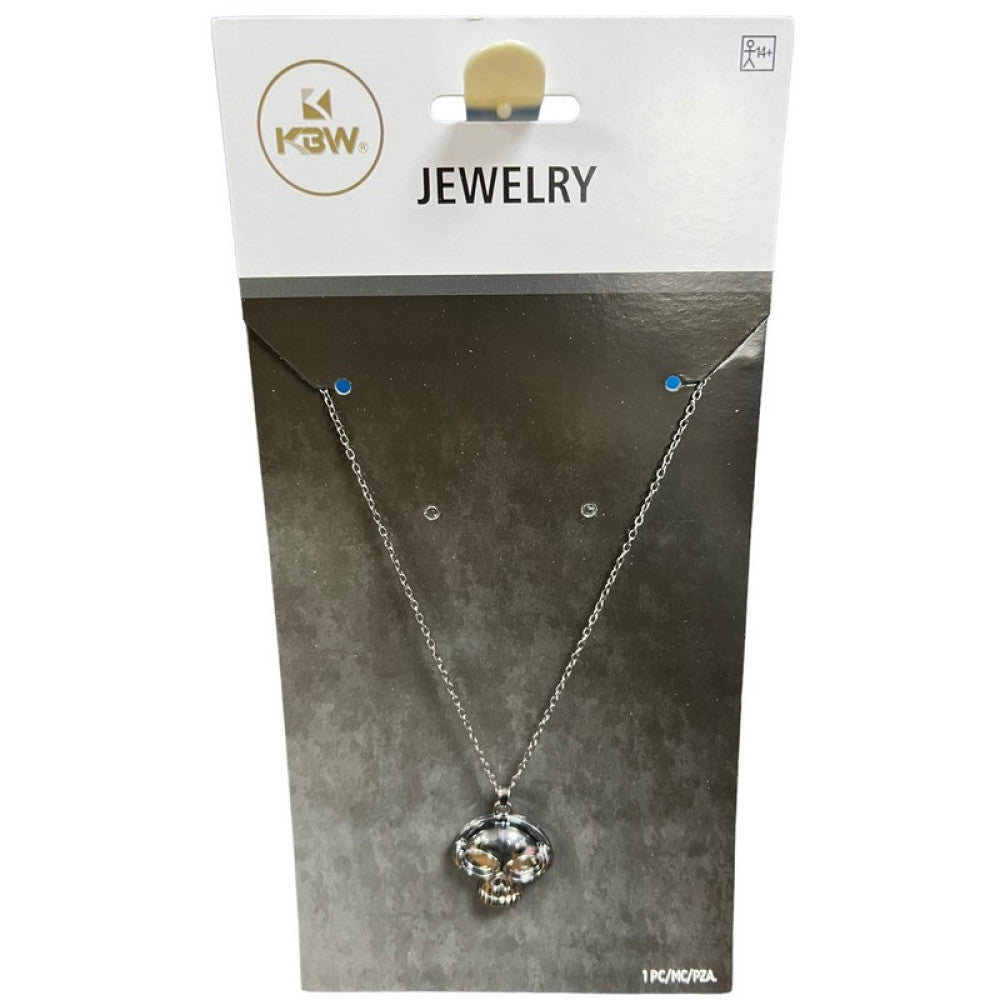Silver Skull Necklace