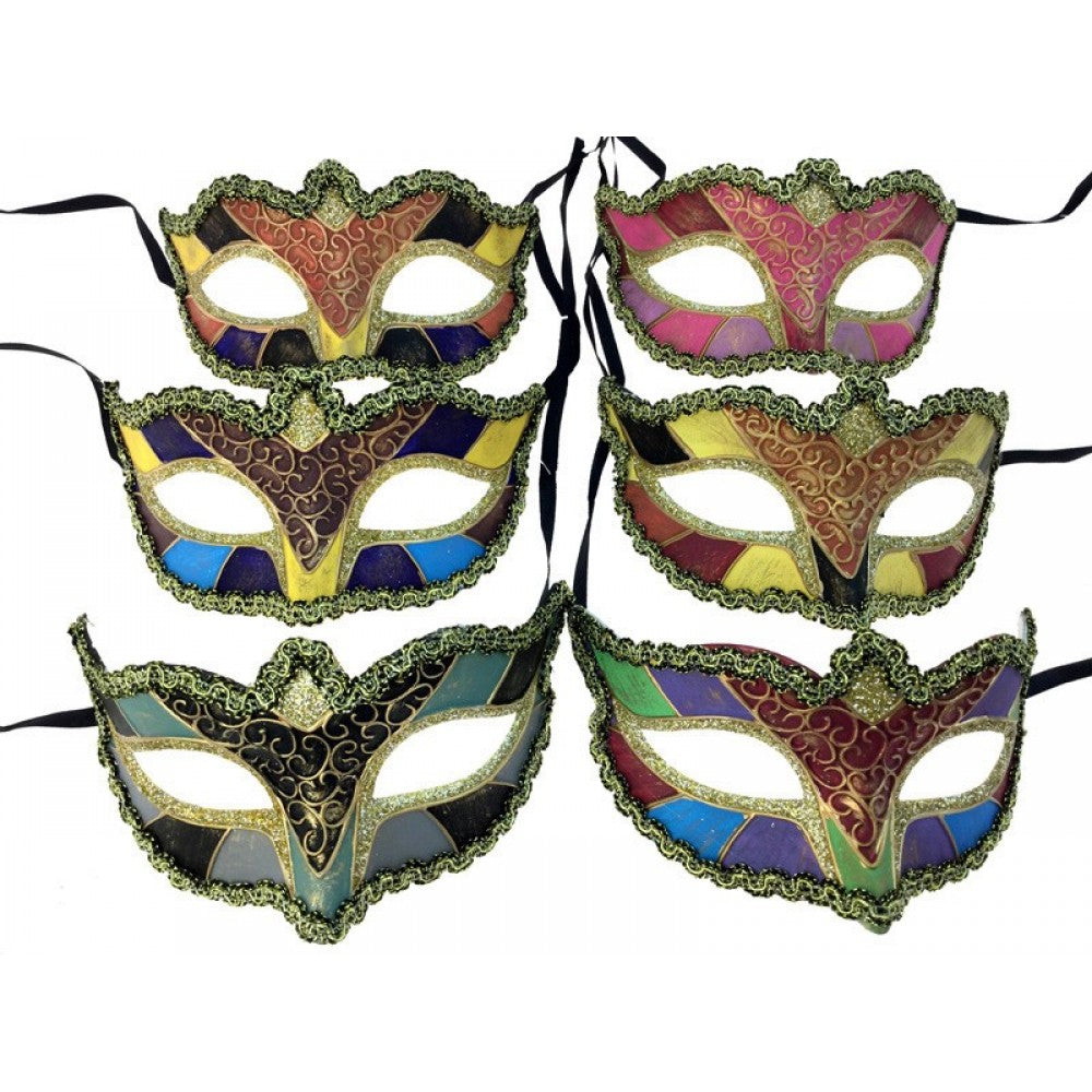 Venetian Glitter Masquerade Masks