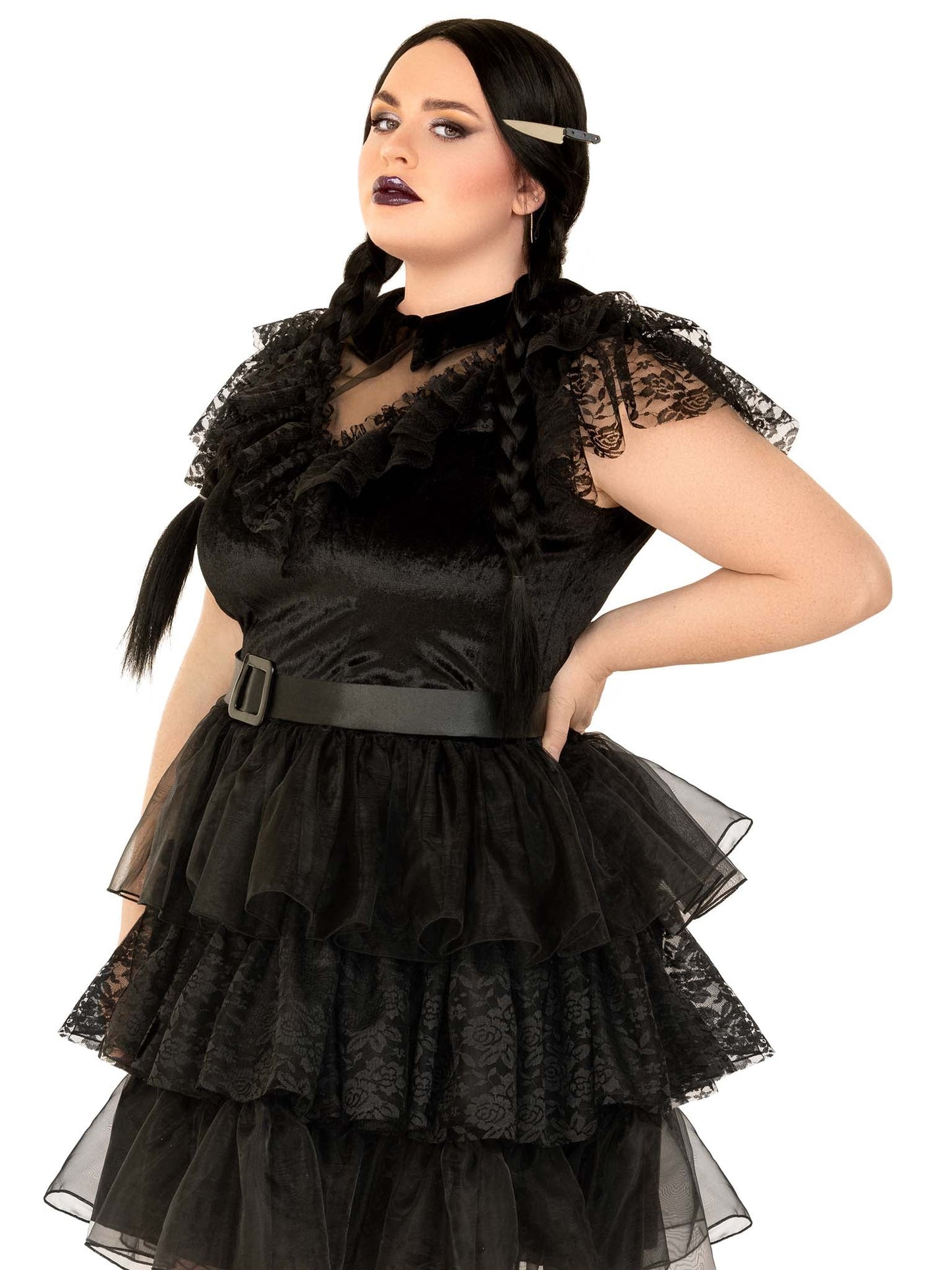 Women's Plus Size Raving Rebel Costume