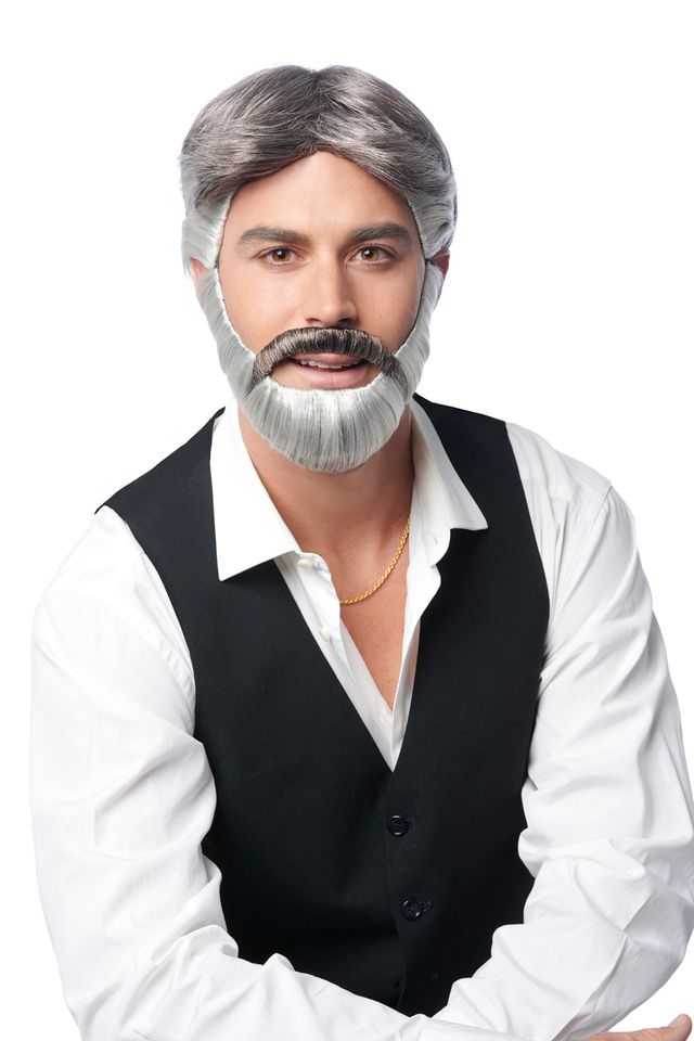 Gambler Wig & Beard