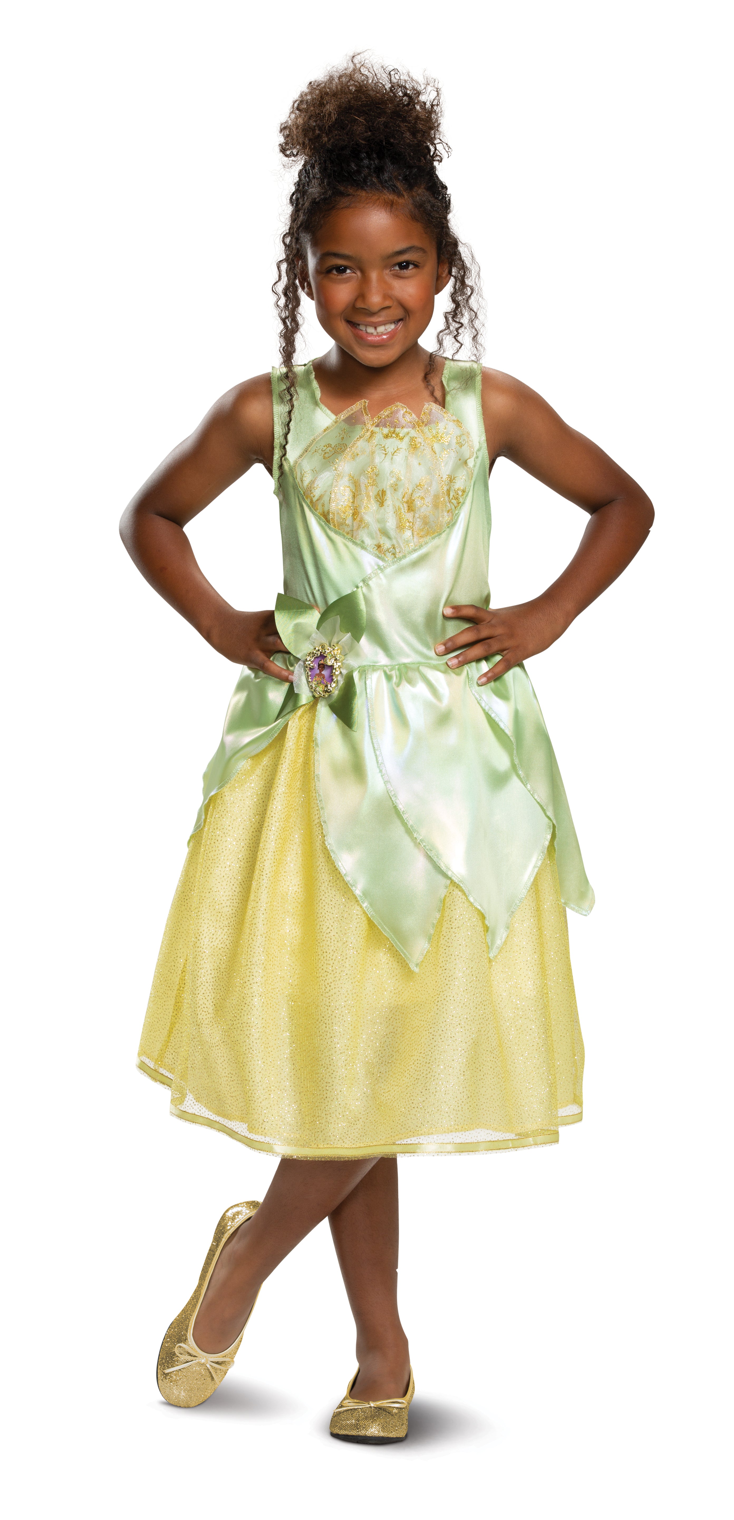 Kids Tiana Costume Johnnie Brocks