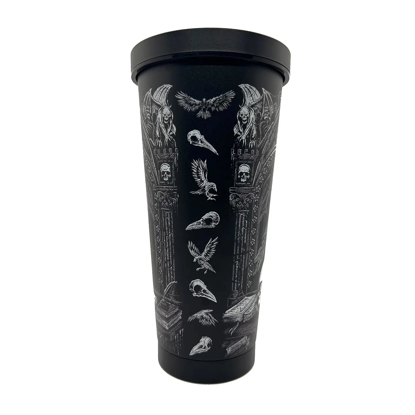Quoth the Raven Cold Brew Tumbler with Straw