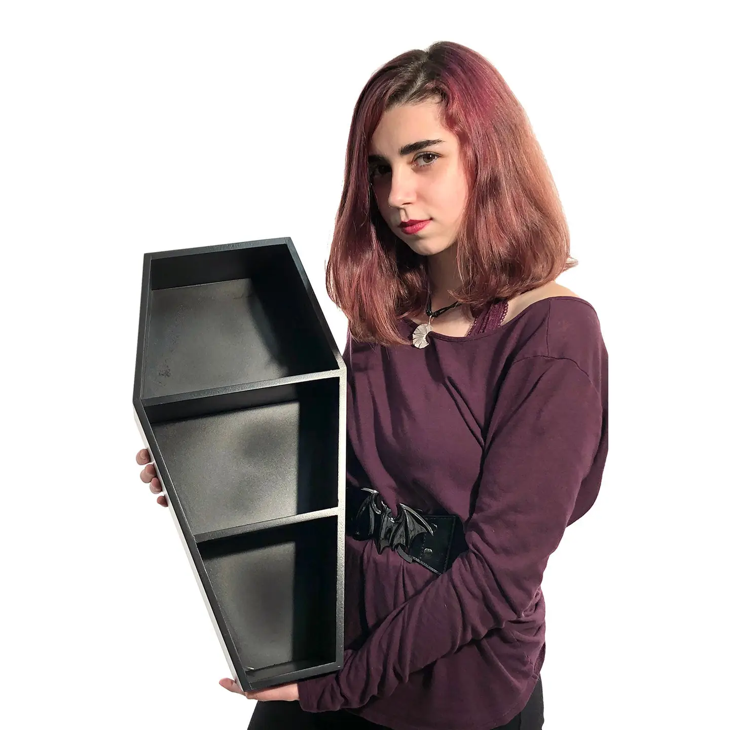 Deluxe Goth Coffin Shelf