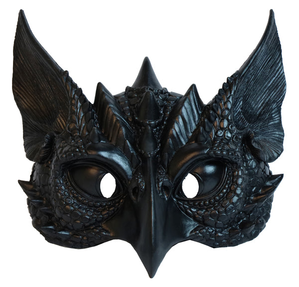 Dragon-Bird Mask - Black & Green Assortment