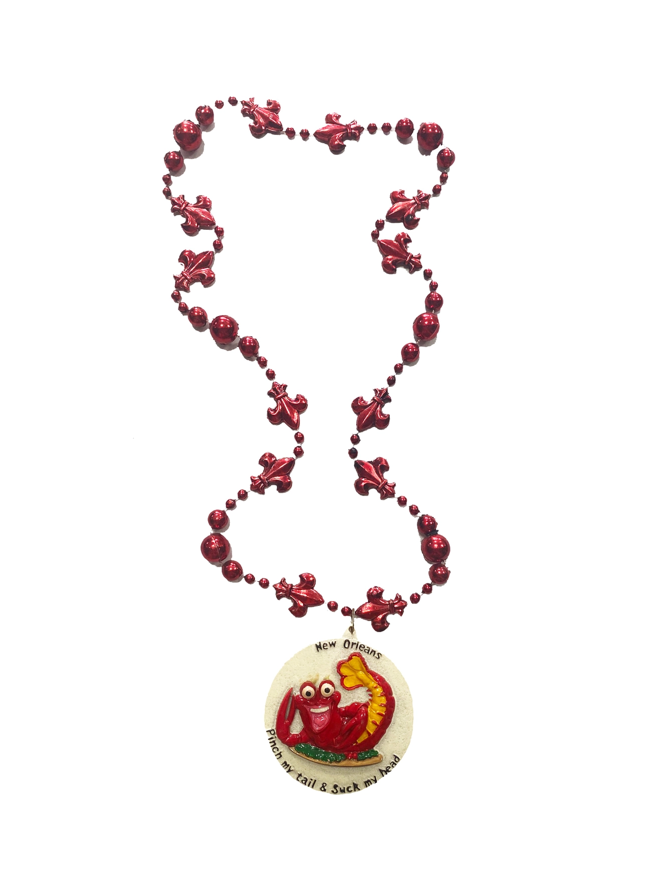 Specialty Beads - Pinch My Tail Crawfish New Orleans