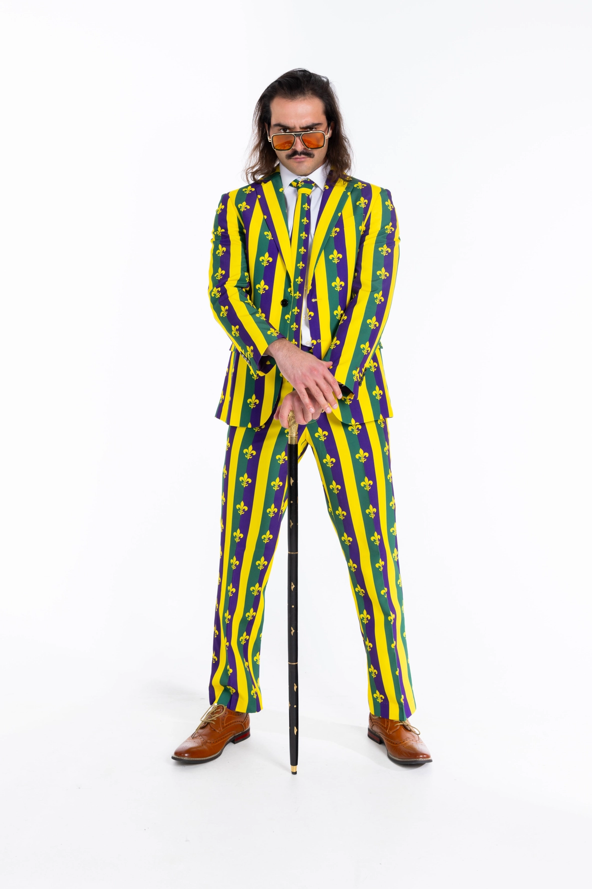 Men's Beignets For Breakfast Mardi Gras Blazer