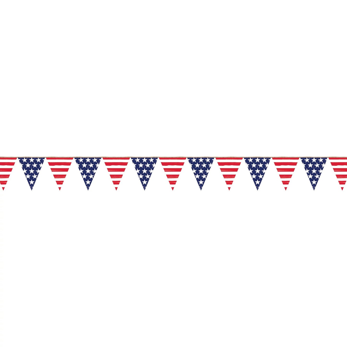 Stars and Stripes Pennant Banner