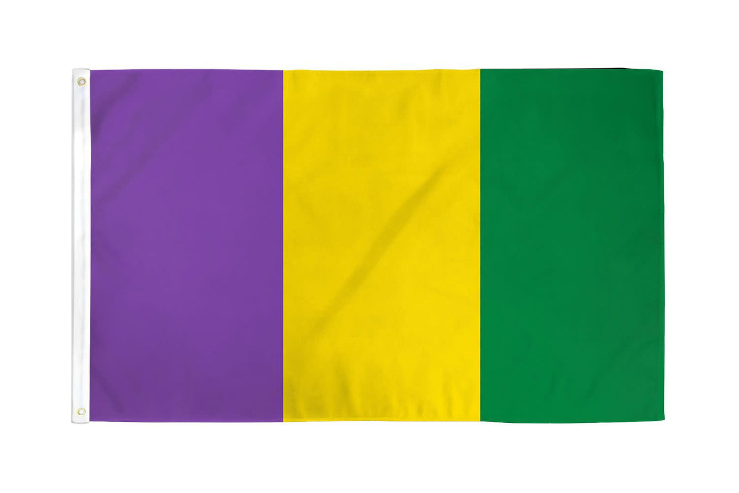 Mardi Gras Flag (3x5') - Plain