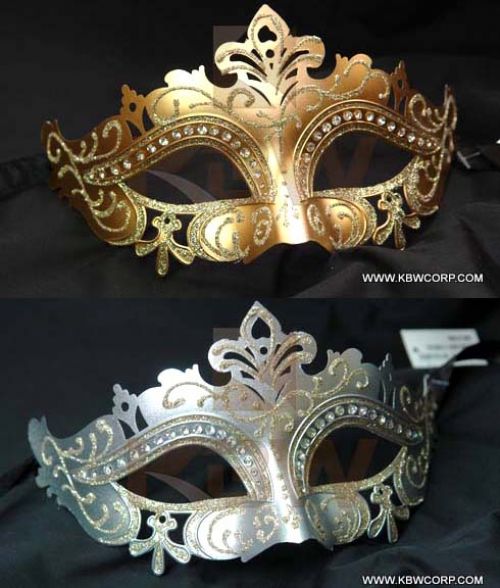 Venetian Rhinestone Eye Mask - Assortment