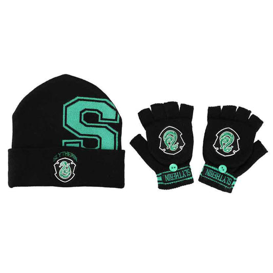 Slytherin Beanie & Glomitts Combo (Harry Potter)