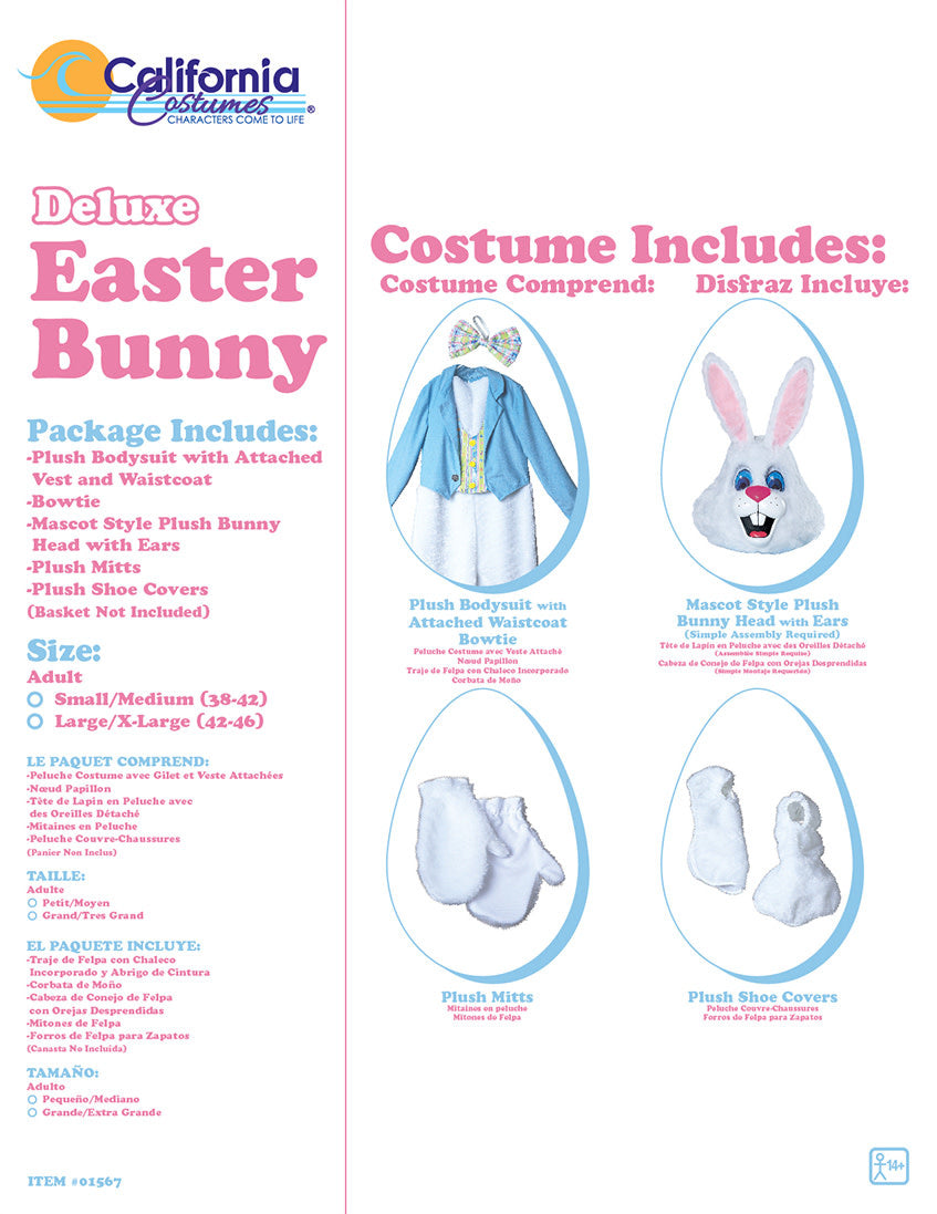 A guide to the traditional Easter Bunny costume and everything that is included.