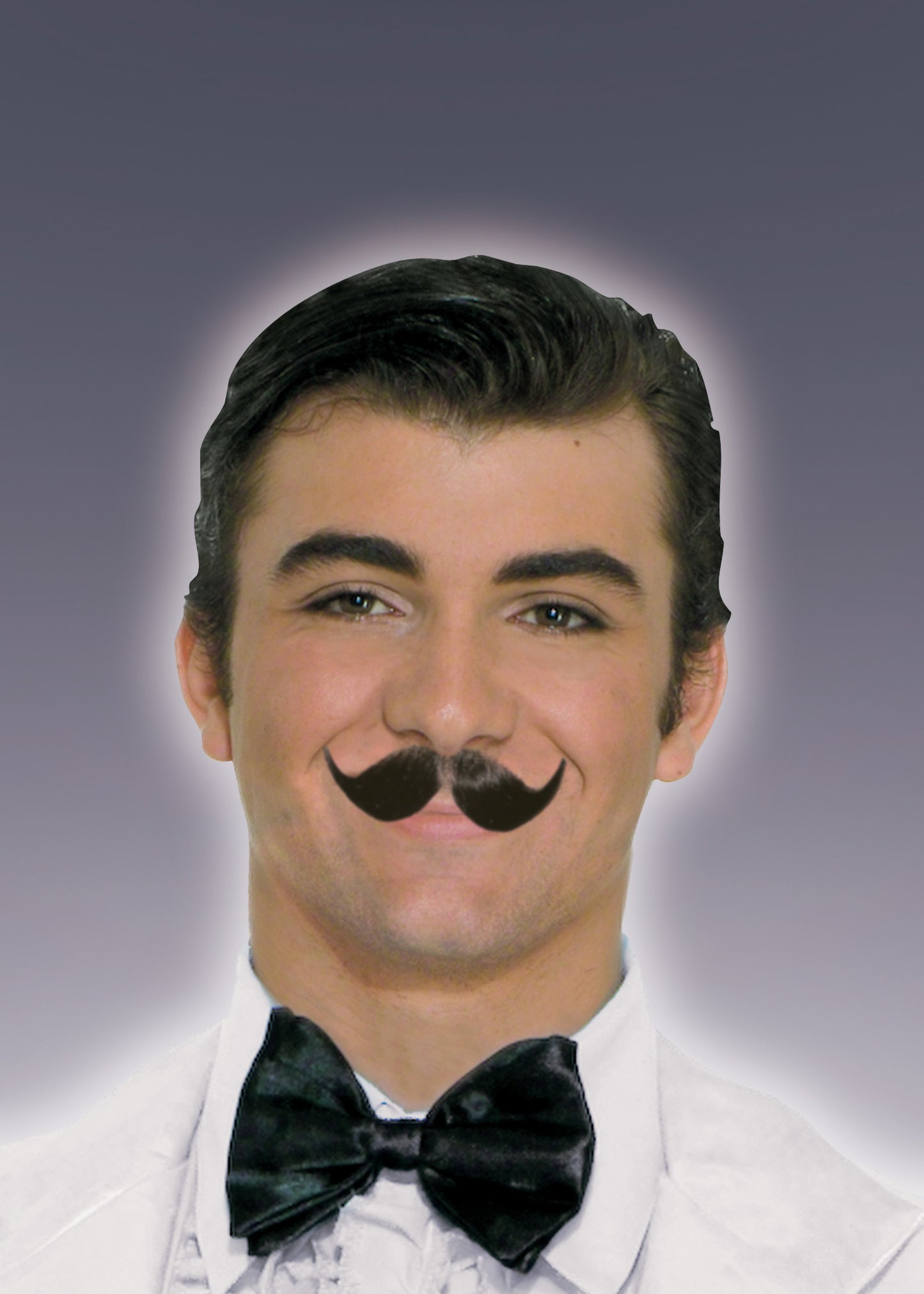 Winged Englishman Moustache - Black