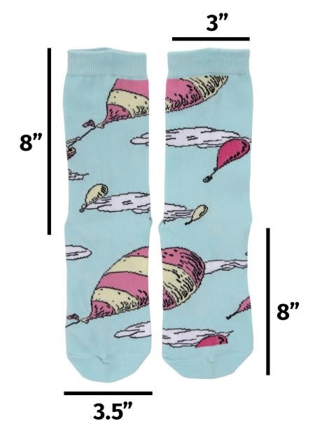 Dr. Seuss Oh the Places You'll Go! Crew Socks