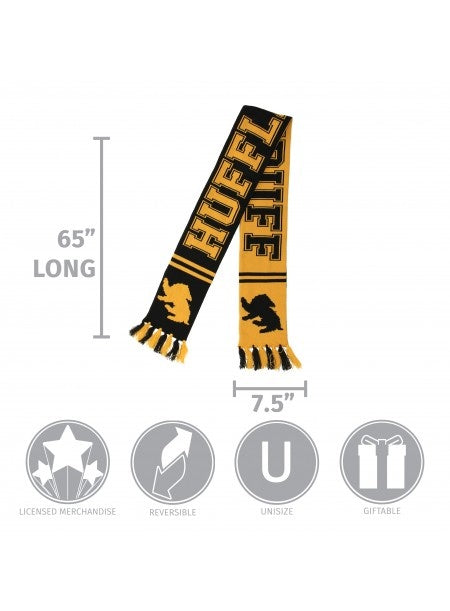 Reversible Knit Scarf - Hufflepuff
