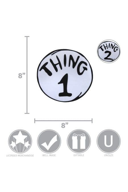 Dr. Seuss Thing 1&2 Large Patches Set
