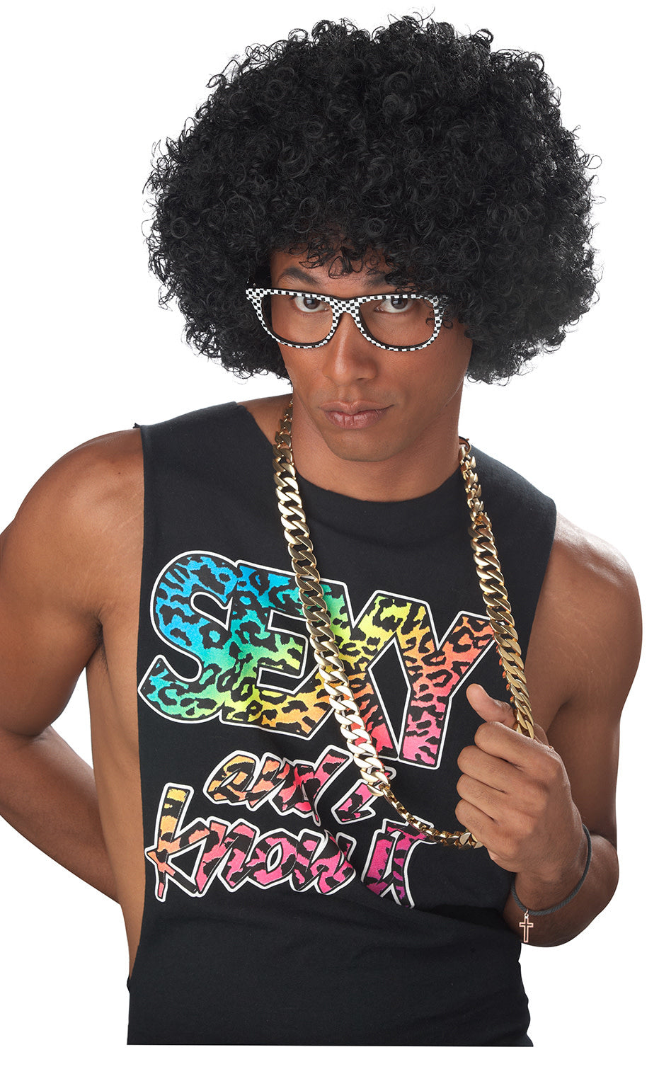 Jumbo Afro Wig Black Johnnie Brocks