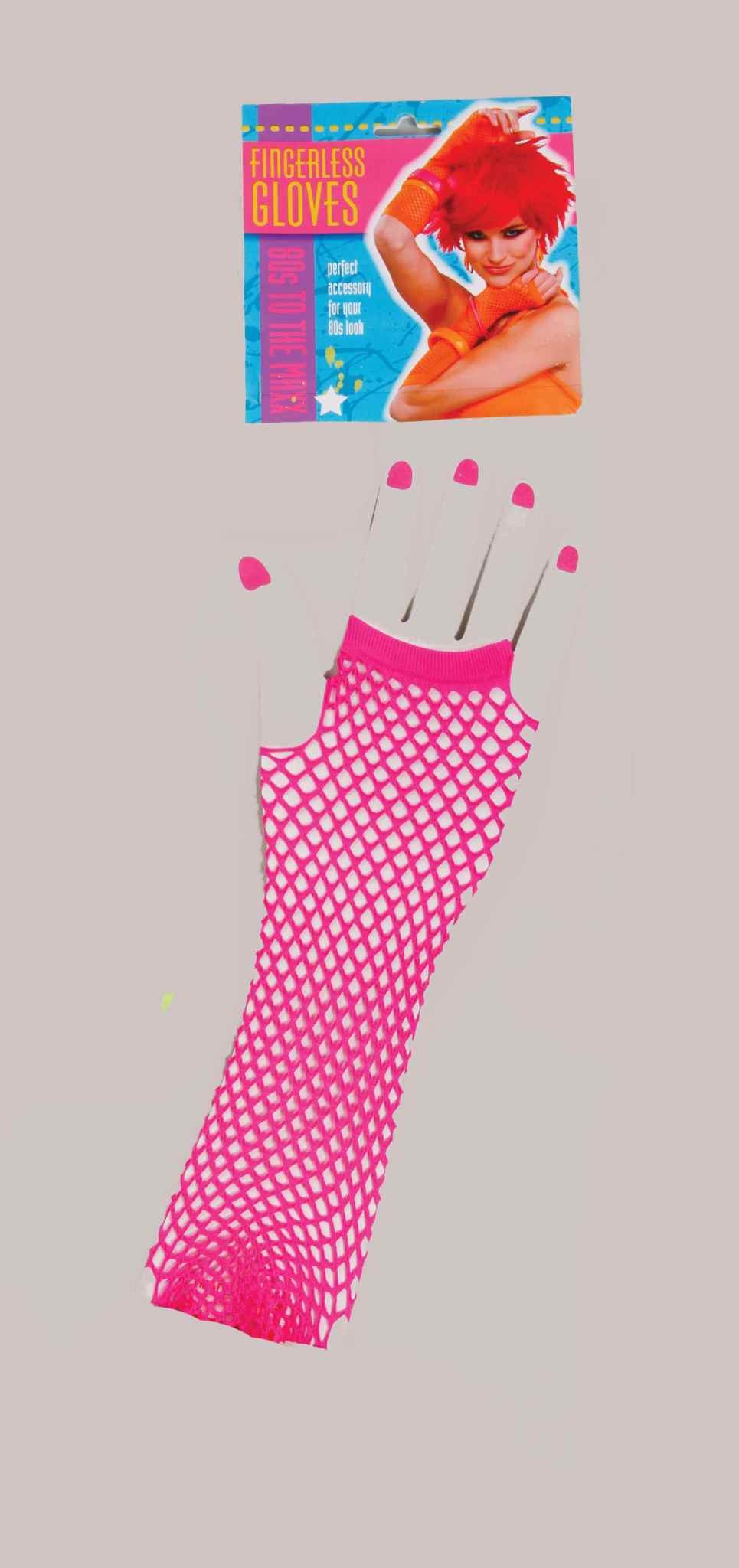 Fishnet Fingerless Gloves: Long