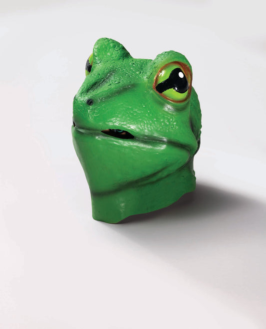 Deluxe Latex Animal Mask: Frog