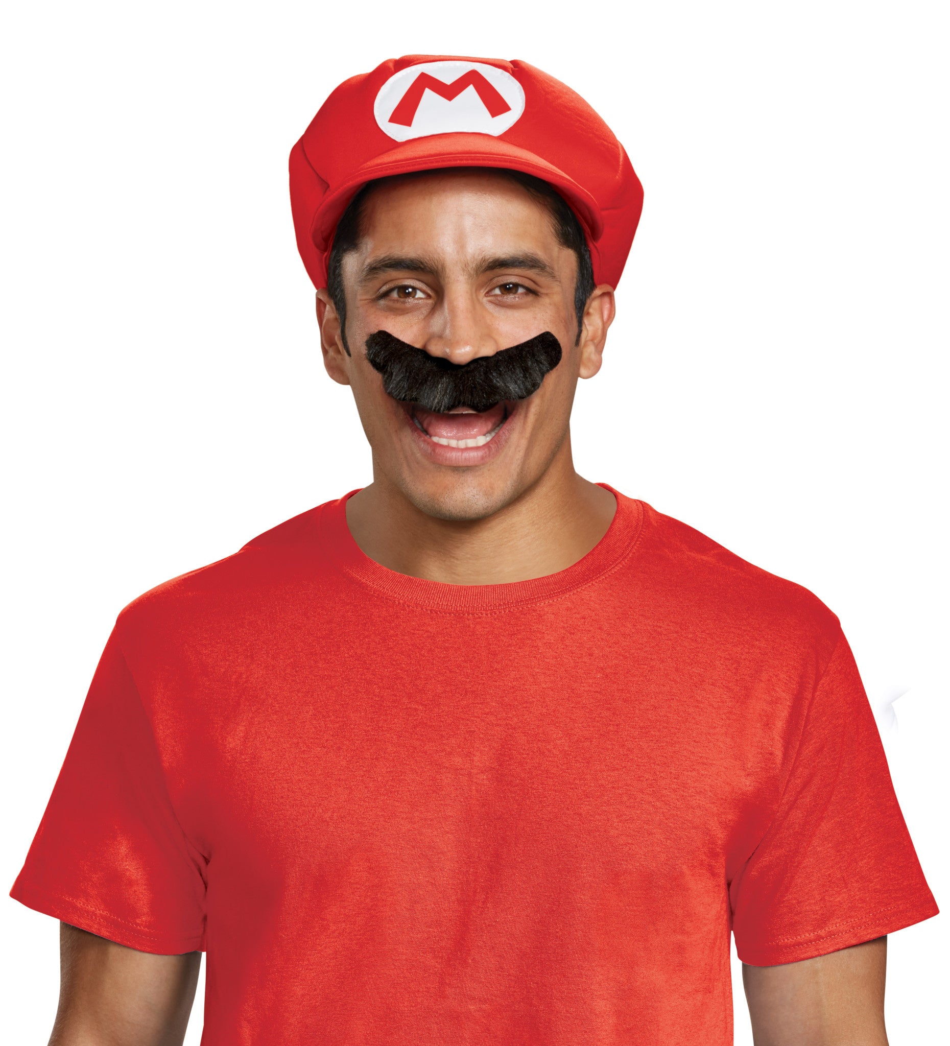 hund opstrøms kurve Adult Mario Hat & Mustache |Super Mario| – Johnnie Brocks