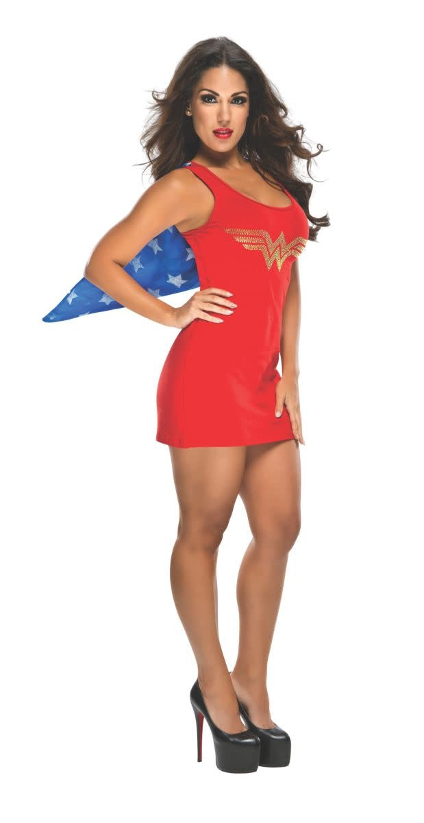 Women's Caped Wonder Woman Costume