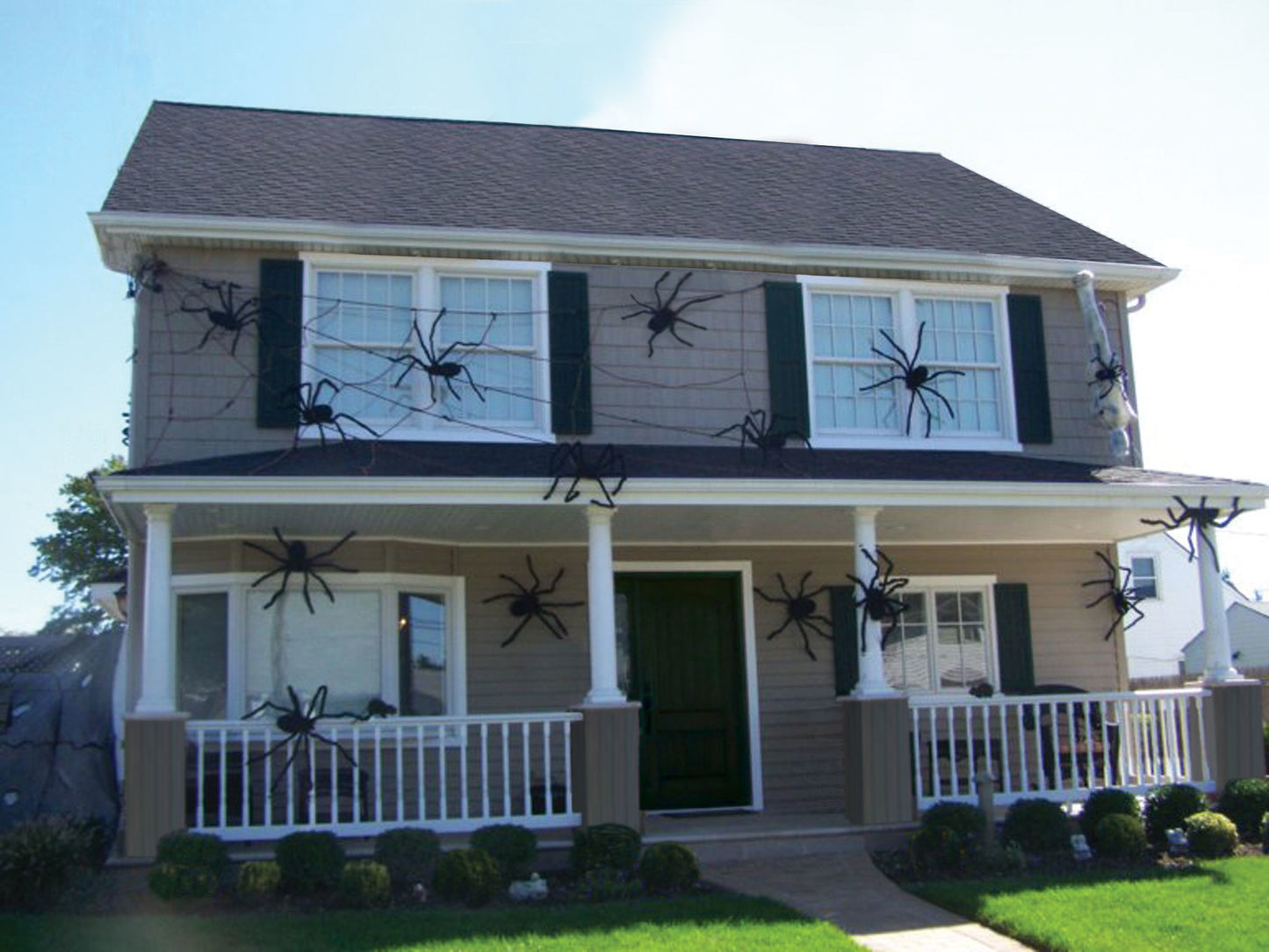 50" Posable Spider Halloween Decoration
