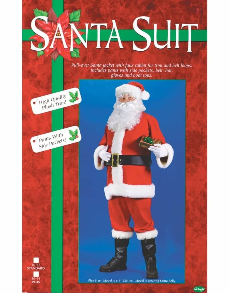 Flannel Promo Santa Suit