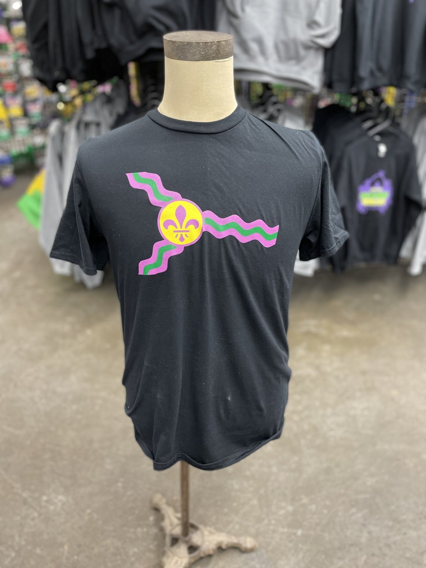 St. Louis Mardi Gras Flag T-Shirt