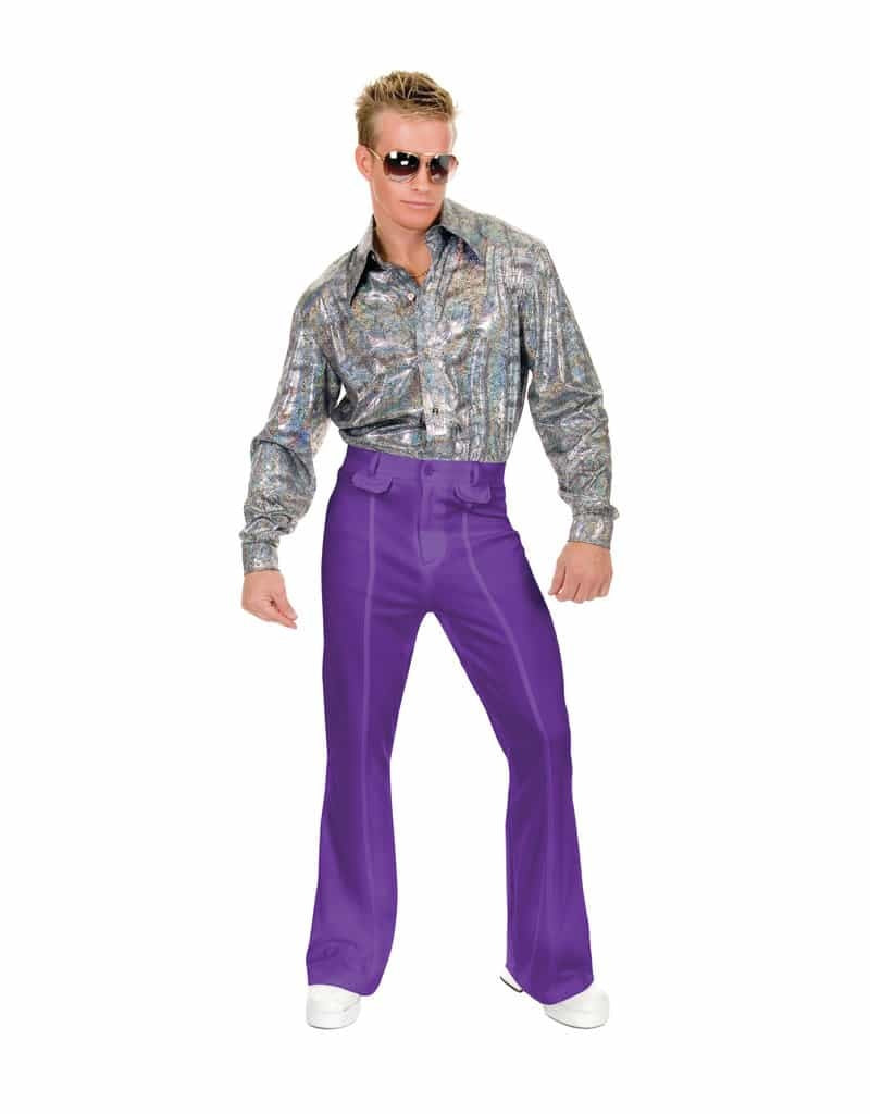 Men's Disco Pants (Purple, Lime, White) – Johnnie Brocks