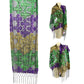 Mardi Gras Sequin Scarf