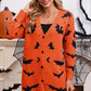 Halloween Bats Long Sleeve Cardigan
