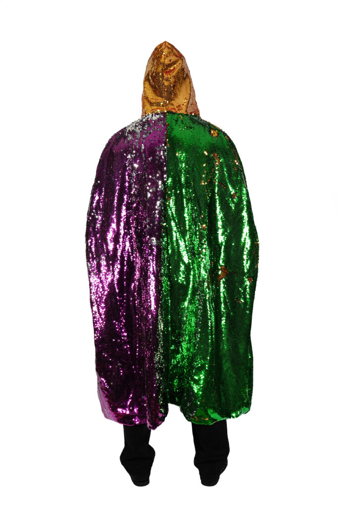 Mardi Gras Sequin Cape