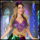 Fringe Sequin Mardi Gras Halter Top