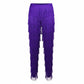 Purple Tassel Fringe Pants