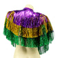 Mardi Gras Tinsel Shawl