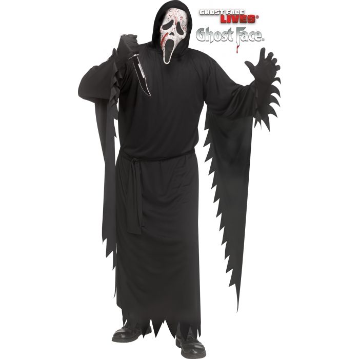 Adult Splatter Face Ghost Face - One Size