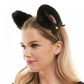 Animal Headband - Black Fur