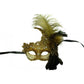 Antique Look Mask W/ Feathers Asst.
